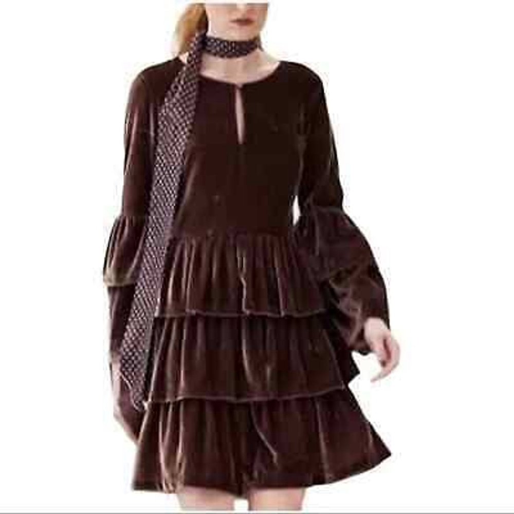 Banana Republic Velvet Shirtdress Size 12